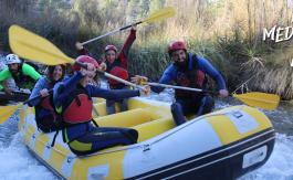 Rafting in the Valencian rivers